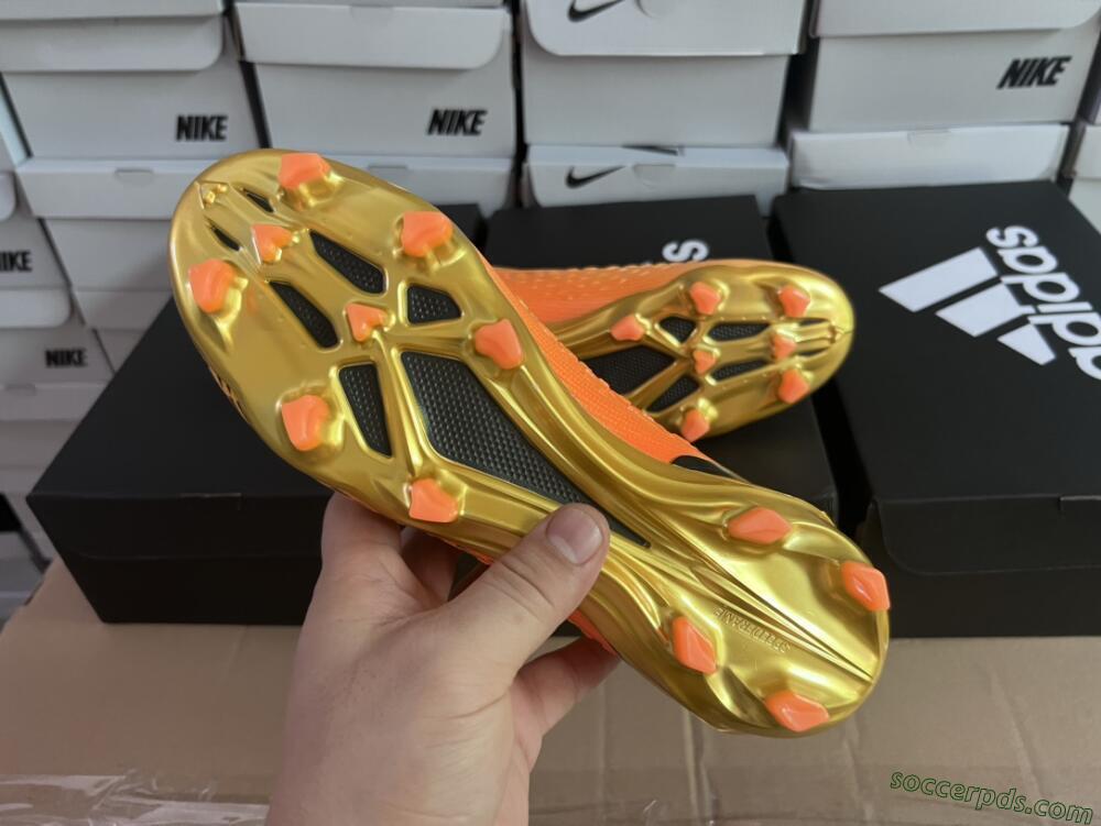 Adidas X Speedportal+ FG Low-Tops Football Boots - Orange/Black/Gold