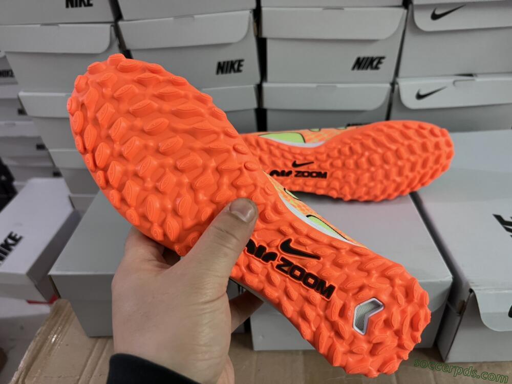 Nike Air Zoom Mercurial Superfly 15 Elite TF High-Tops Football Shoes - Yellow/Orange/Black