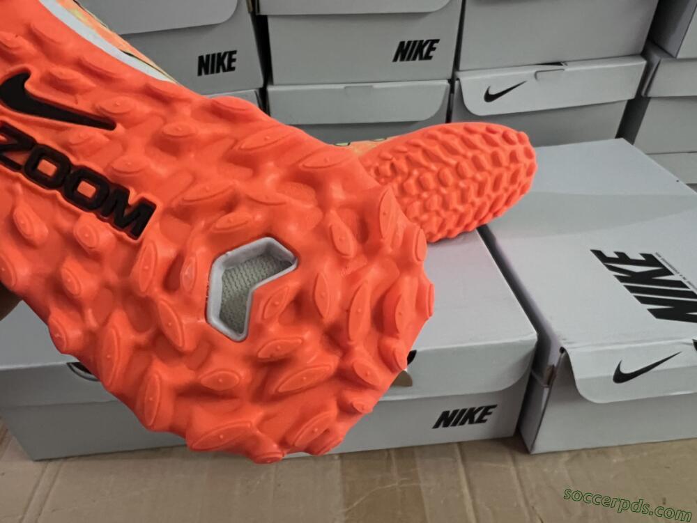 Nike Air Zoom Mercurial Superfly 15 Elite TF High-Tops Football Shoes - Yellow/Orange/Black