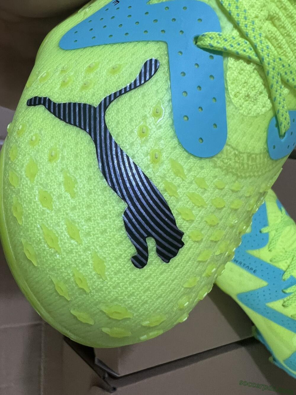Puma Future Ultimate FG Low-Tops Football Boots - Green/Blue/Black