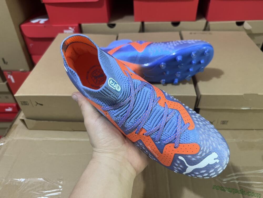 Puma Future Ultimate MG Low-Tops Football Boots - Blue/Orange/White