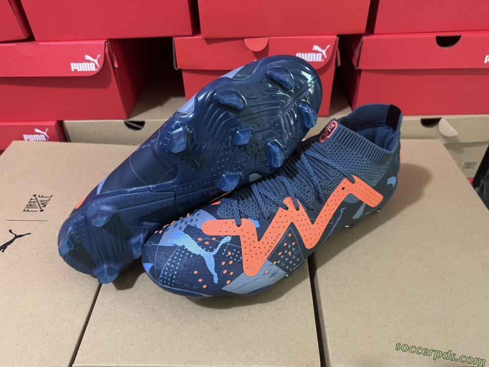 Puma Future Ultimate FG Low-Tops Football Boots - Blue/Yellow