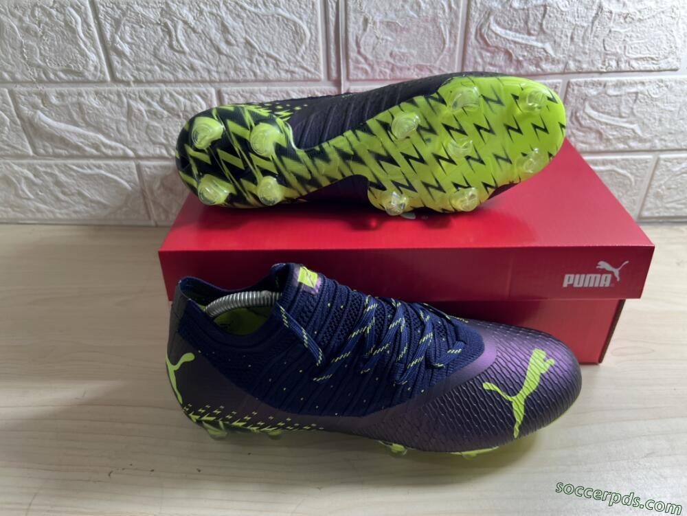 Puma Future Z 1.3 Instinct FG Low-Tops Football Boots - Black/Green