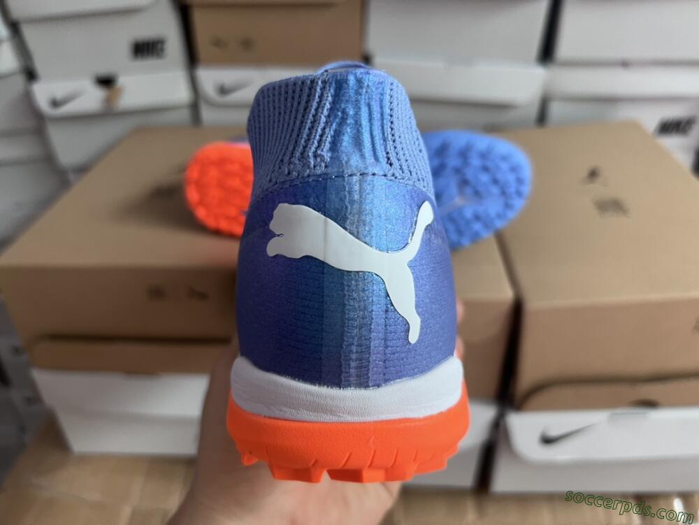 Puma Future Ultimate TF Low-Tops Football Shoes - Blue/Orange/White