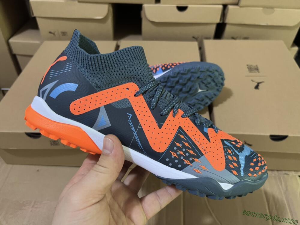 Puma Future Ultimate TF Low-Tops Football Shoes - Blue/Orange