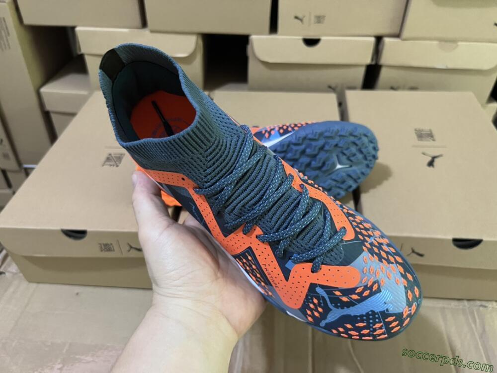 Puma Future Ultimate TF Low-Tops Football Shoes - Blue/Orange