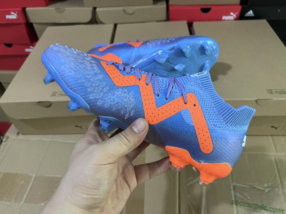 Puma Future Ultimate FG Low-Tops Football Boots - Blue/Orange/White