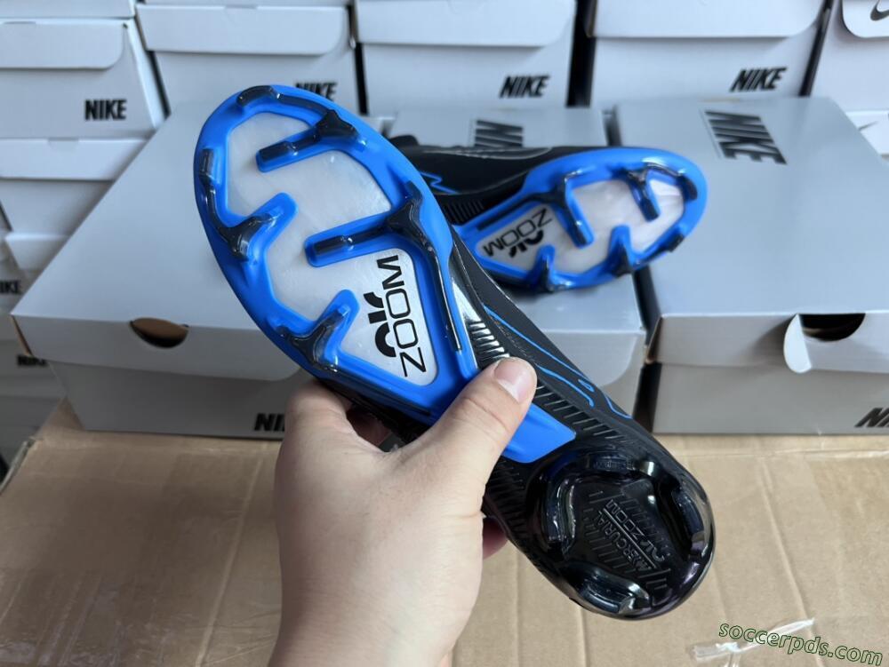 Nike Air Zoom Superfly 9 Elite SE FG High-Tops Football Boots - Black/Blue/White