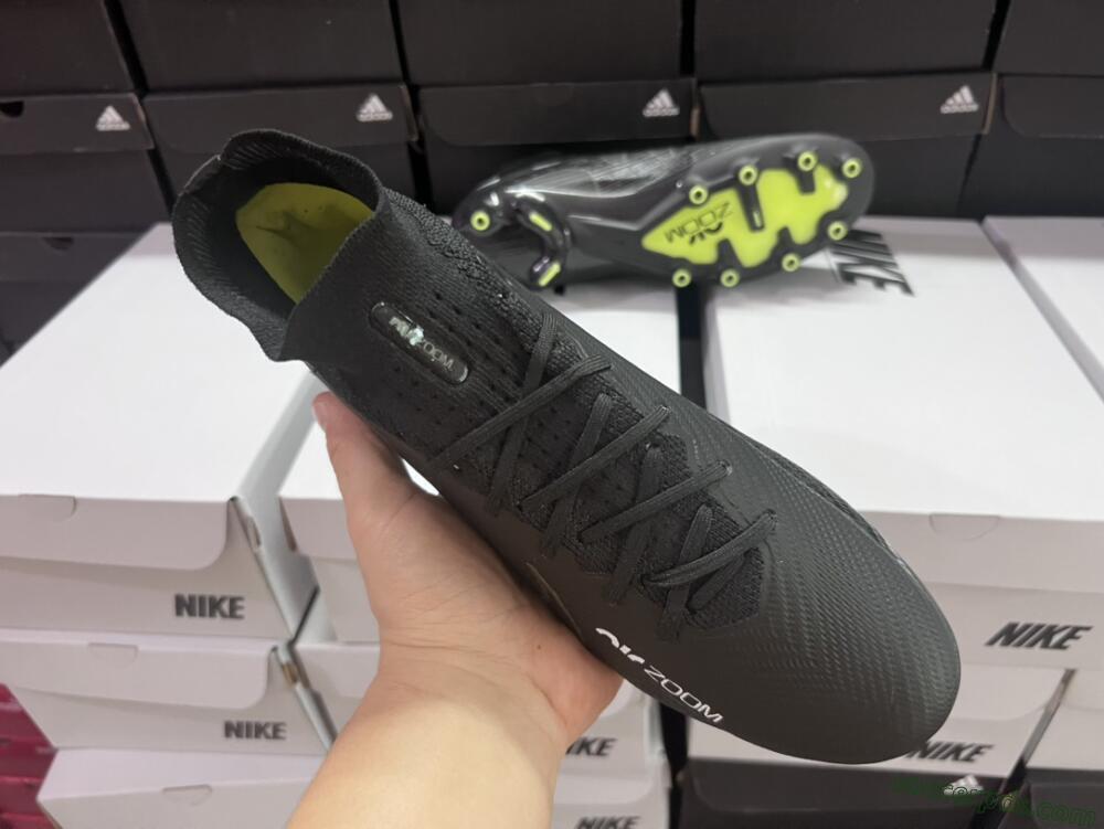 Nike Air Zoom Mercurial Superfly 9 Elite AG High-Tops Football Boots - Black/Green