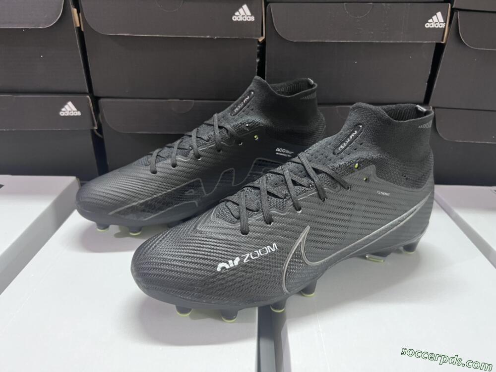 Nike Air Zoom Mercurial Superfly 9 Elite AG High-Tops Football Boots - Black/Green