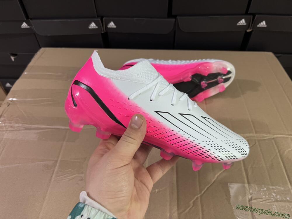 Adidas X Speedportal.1 FG Low-Tops Football Boots - White/Pink/Black