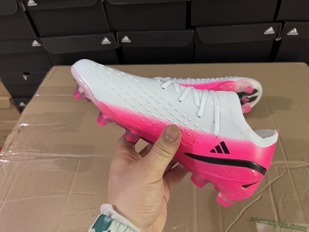 Adidas X Speedportal.1 FG Low-Tops Football Boots - White/Pink/Black