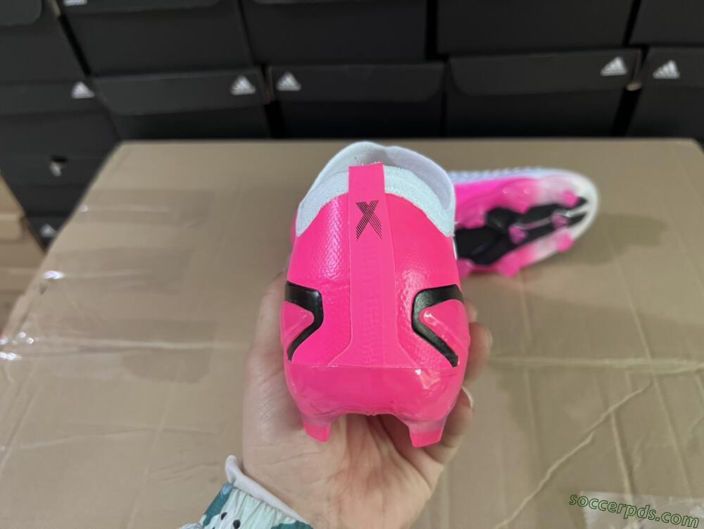 Adidas X Speedportal.1 FG Low-Tops Football Boots - White/Pink/Black