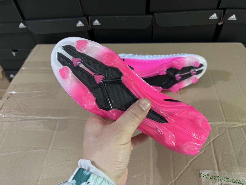 Adidas X Speedportal.1 FG Low-Tops Football Boots - White/Pink/Black
