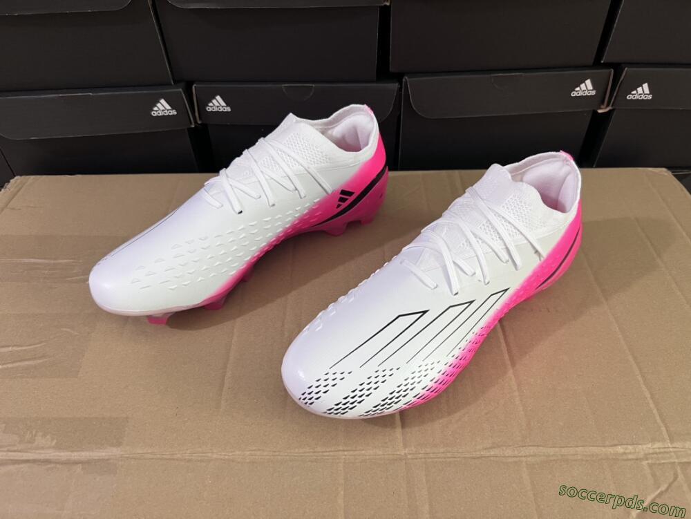 Adidas X Speedportal.1 FG Low-Tops Football Boots - White/Pink/Black