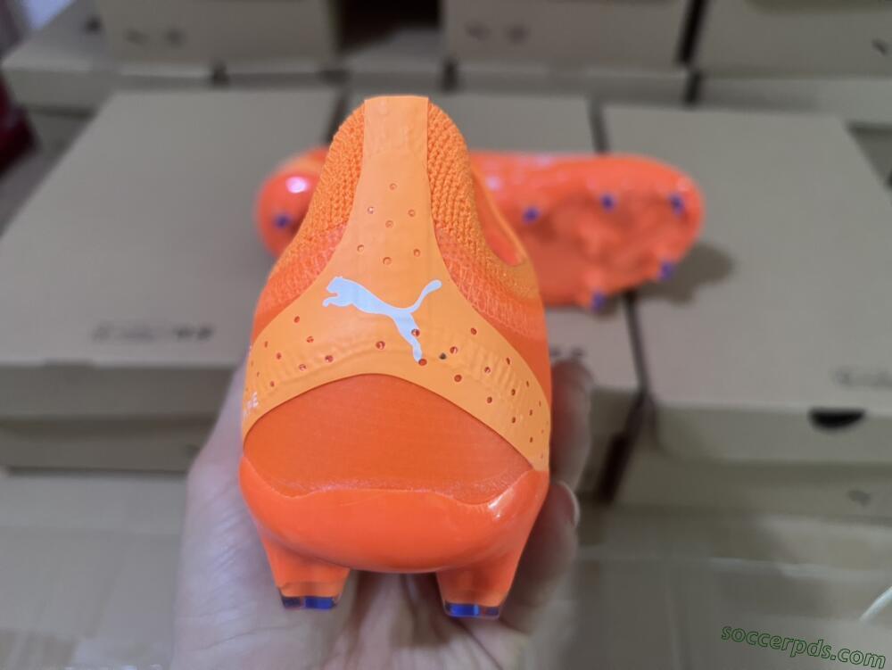 Puma Ultra Ultimate FG Low-Tops Football Boots - Orange/White/Blue