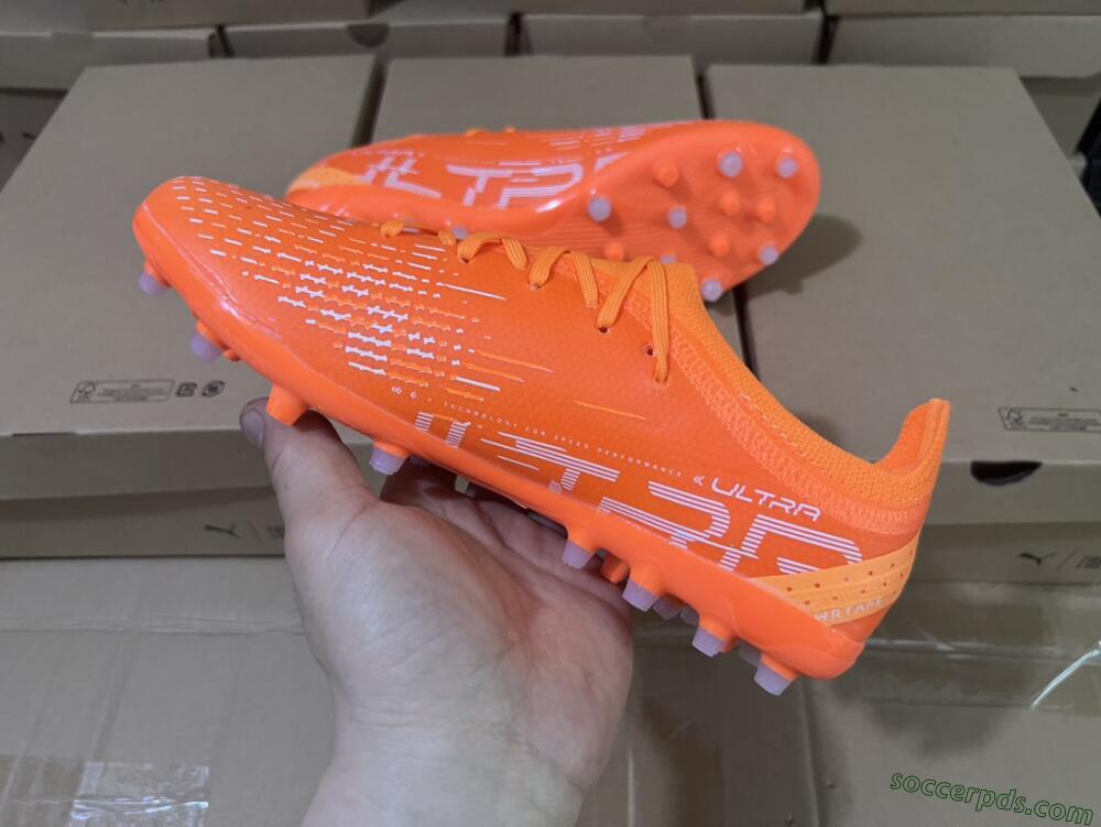 Puma Ultra Ultimate MG MG Low-Tops Football Boots - Orange/White/Blue