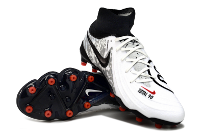 Nike Phantom Luna Elite Total 90 AG Low-Tops Football Boots - White/Black/Orange
