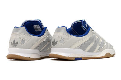 Adidas Predator Mundial IC Low-Tops Football Shoes - Grey/Blue/White