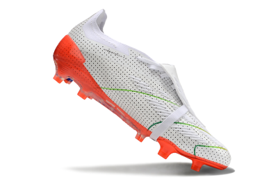 Adidas Predator Elite Foldover Tongue Euphoria FG Low-Tops Football Boots - White/Silver/Blue