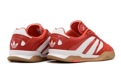 Adidas Predator Mundial IC Low-Tops Football Shoes - Red/White/Brown