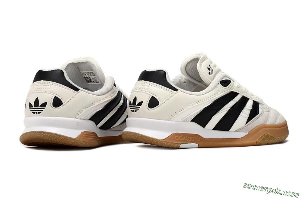 Adidas Predator Mundial IC Low-Tops Football Shoes - Beige/Black/Brown 6