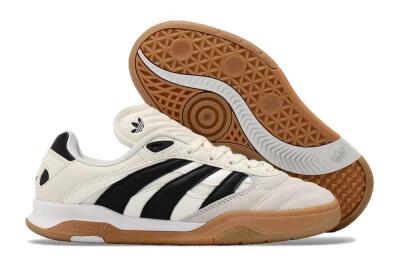 Adidas Predator Mundial IC Low-Tops Football Shoes - Beige/Black/Brown