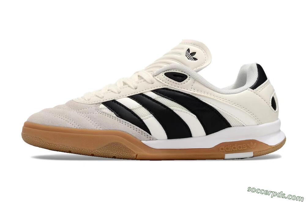 Adidas Predator Mundial IC Low-Tops Football Shoes - Beige/Black/Brown 2