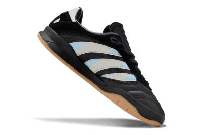 Adidas Predator Mundial IC Low-Tops Football Shoes - Black/White/Blue