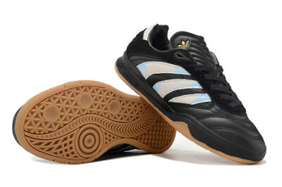 Adidas Predator Mundial IC Low-Tops Football Shoes - Black/White/Blue