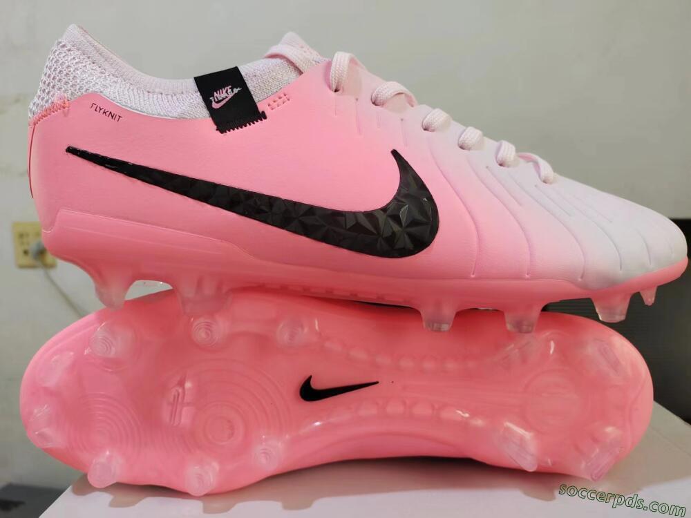 Nike Tiempo Legend 10 Elite FG Low-Tops Football Boots - Pink/Black