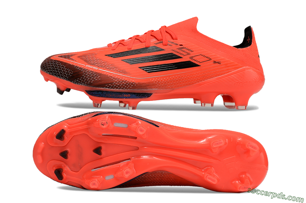 Adidas F50 Lightstrike Pro FG Low-Tops Football Boots - Red/Black/White 0