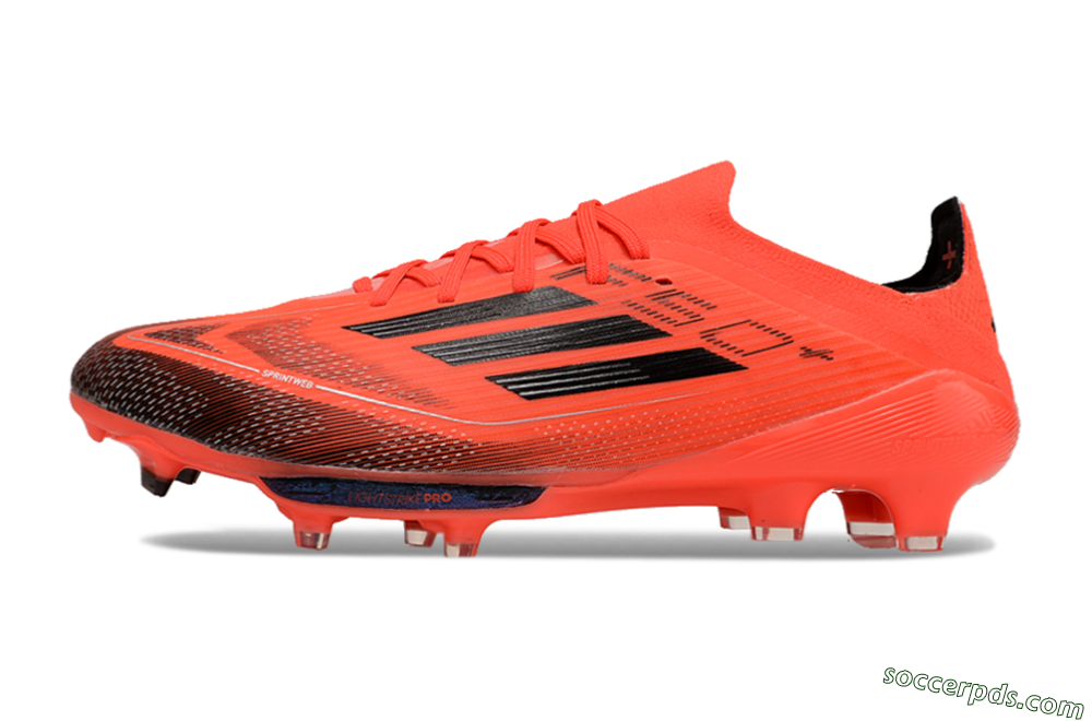 Adidas F50 Lightstrike Pro FG Low-Tops Football Boots - Red/Black/White 2