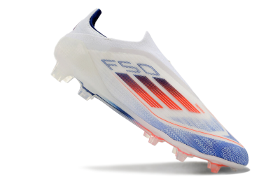 Adidas F50 Elite Laceless FG Low-Tops Football Boots - Blue/Red/Beige