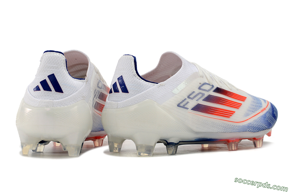 Adidas F50 Elite FG Low-Tops Football Boots - Blue/Red/Beige 6