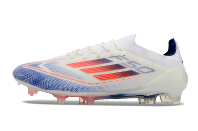 Adidas F50 Elite FG Low-Tops Football Boots - Blue/Red/Beige