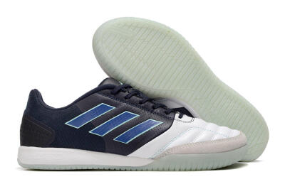 Adidas Top Sala Competition IC Low-Tops Football Shoes - White/Black/Blue