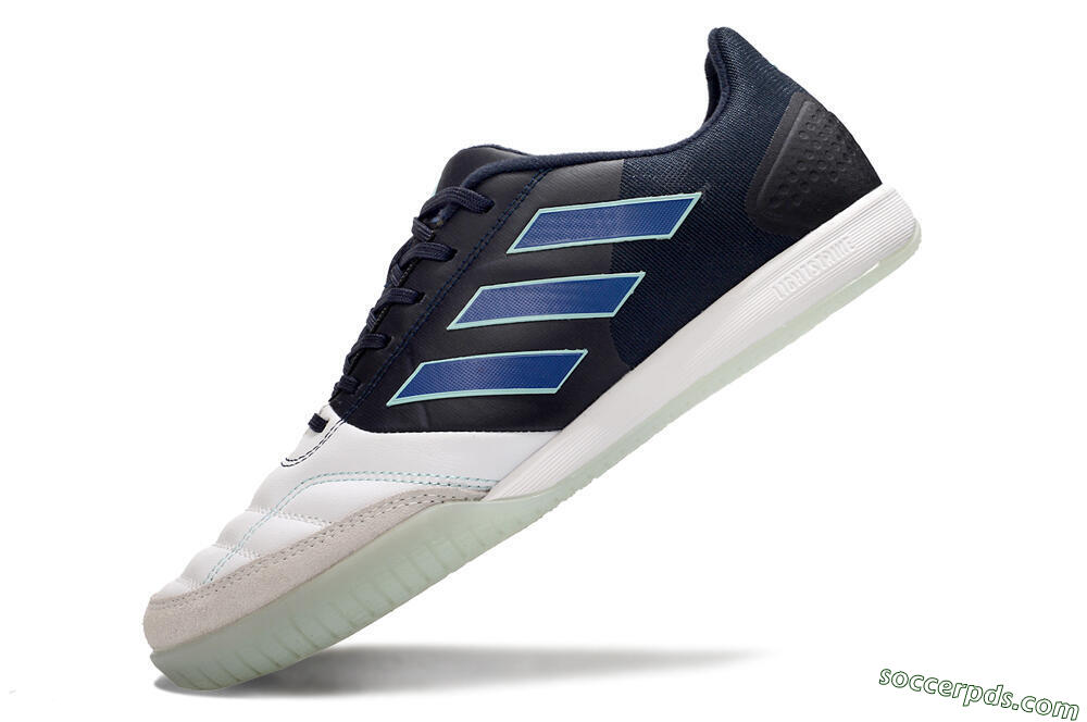 Adidas Top Sala Competition IC Low-Tops Football Shoes - White/Black/Blue 5