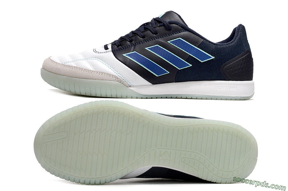 Adidas Top Sala Competition IC Low-Tops Football Shoes - White/Black/Blue 0