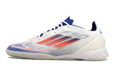 Adidas F50 Pro IC Low-Tops Football Shoes - Blue/Red/Beige