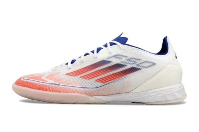 Adidas F50 Pro IC Low-Tops Football Shoes - Blue/Red/Beige