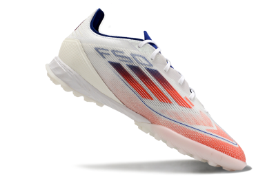 Adidas F50 Pro TF Low-Tops Football Shoes - Blue/Red/Beige