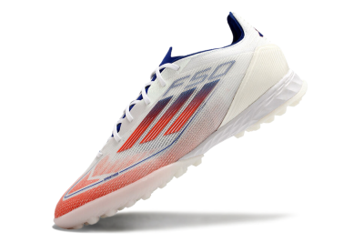 Adidas F50 Pro TF Low-Tops Football Shoes - Blue/Red/Beige