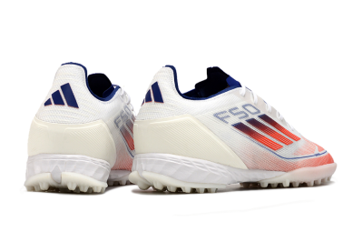 Adidas F50 Pro TF Low-Tops Football Shoes - Blue/Red/Beige