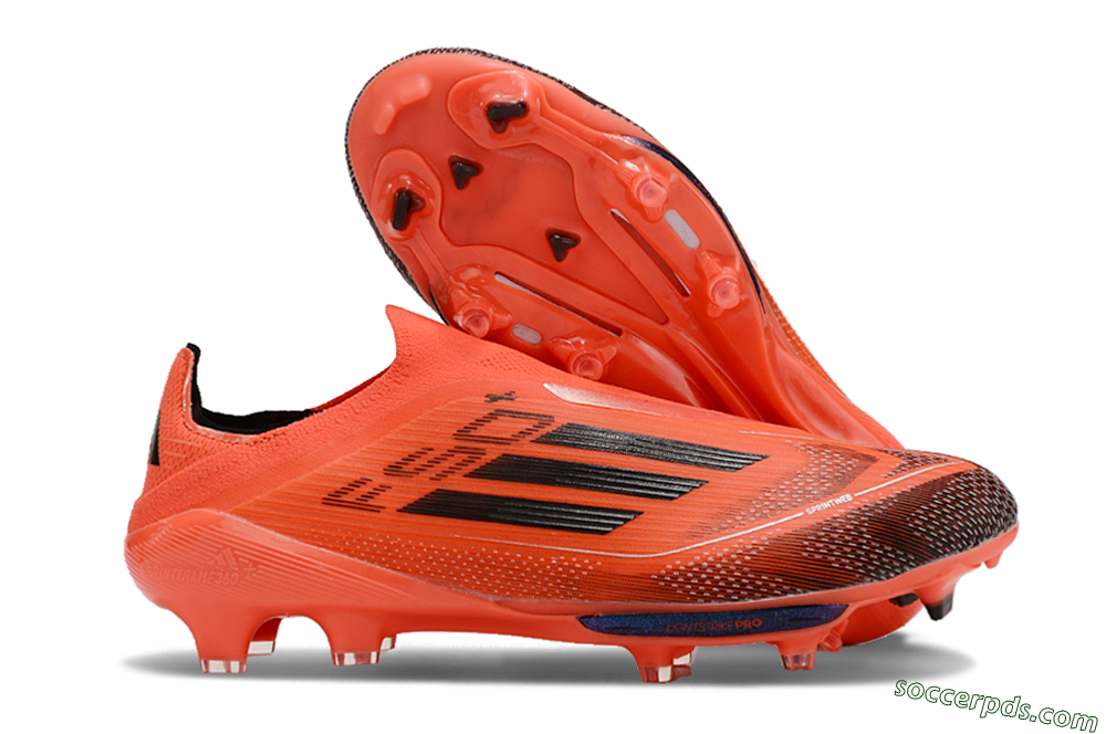 Adidas F50 Lightstrike Pro Laceless FG Low-Tops Football Boots - Red/Black/White 1