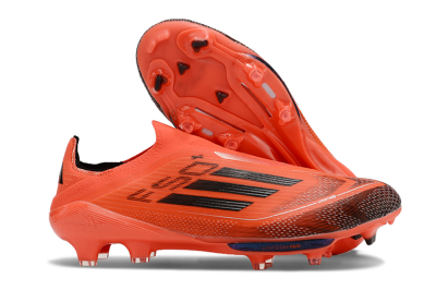 Adidas F50 Lightstrike Pro Laceless FG Low-Tops Football Boots - Red/Black/White