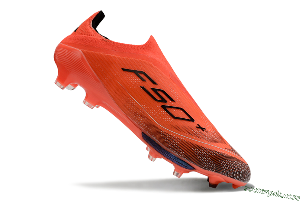 Adidas F50 Lightstrike Pro Laceless FG Low-Tops Football Boots - Red/Black/White 4
