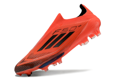 Adidas F50 Lightstrike Pro Laceless FG Low-Tops Football Boots - Red/Black/White