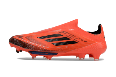 Adidas F50 Lightstrike Pro Laceless FG Low-Tops Football Boots - Red/Black/White
