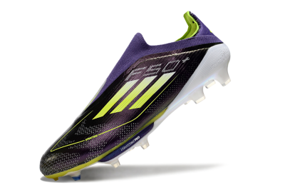 Adidas F50+ Lightstrike Pro FG Low-Tops Football Boots - Purple/Yellow/Blue